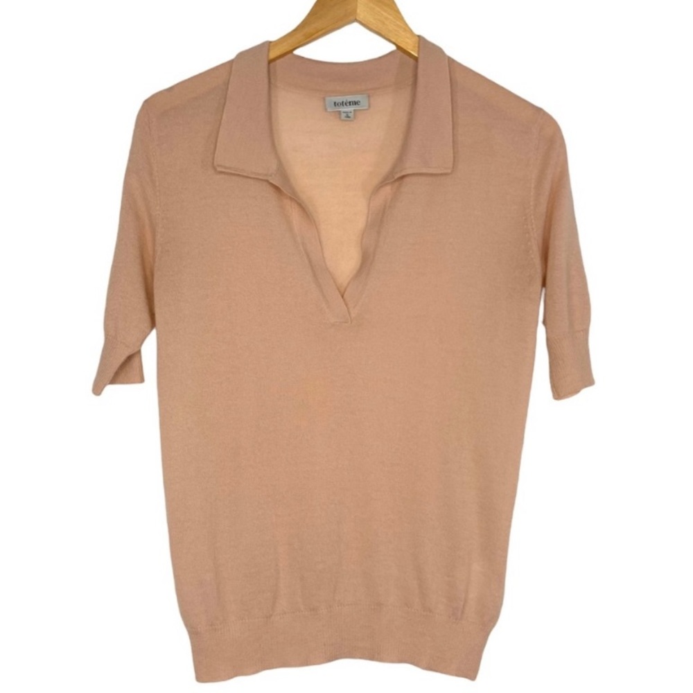 Toteme cashmere polo sweater top